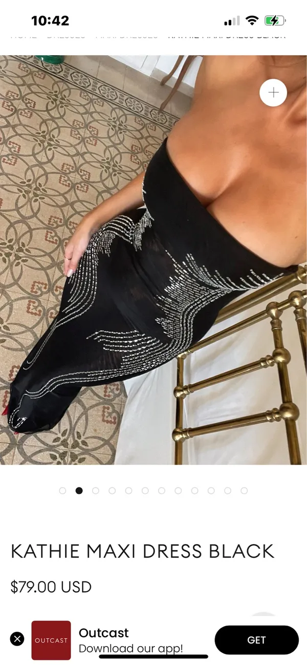 Outcast black long dress - Image 2