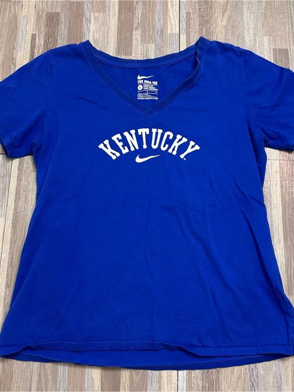Nike University of Kentucky T-Shirt Duo, Royal Blue & Gray, Women’s Large - Image 2