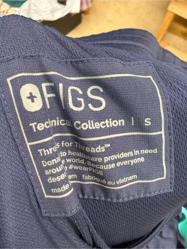 Figs Zamora Jogger Scrub‎ Pant Navy Blue Drawstring Medical Women’s Small - Image 6