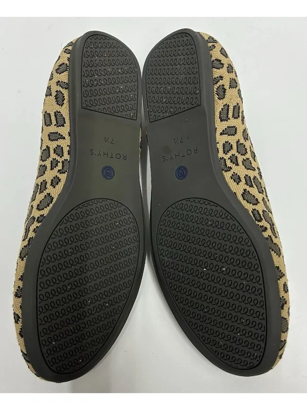 Rothy's Shoes Womens Size 7.5 The Loafer Leopard Print Round Toe Comfort Slip On - Image 7