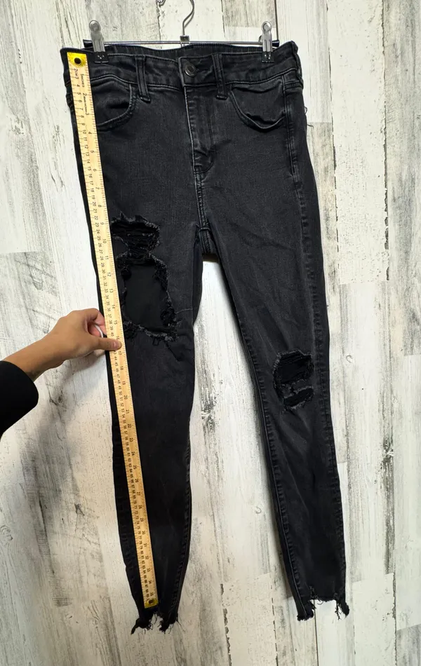 black next level stretch ripped skinny jeans - Image 10