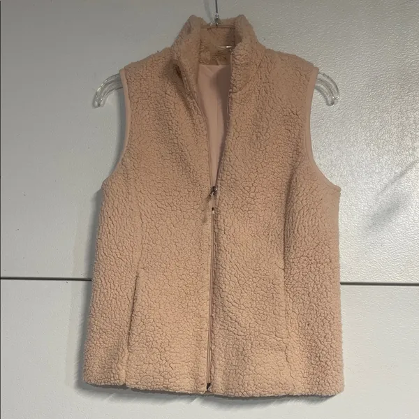 Calia By Carrie Underwood Pink Sherpa Soft Vest Small - Image 2
