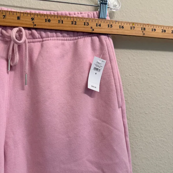 Gap Relaxed Straight-Leg Sweatpants in Pure Pink Fleece Size Small Lounge- NWT - Image 15