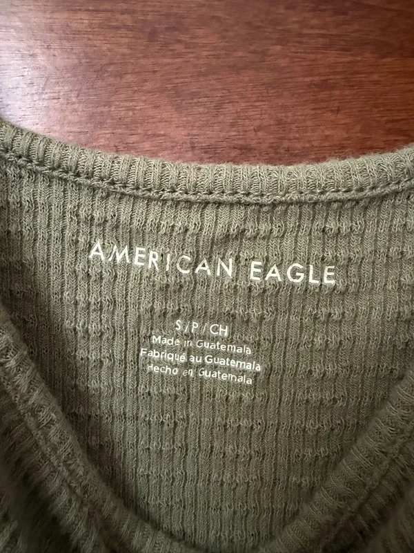 American Eagle Green tank top - Image 3