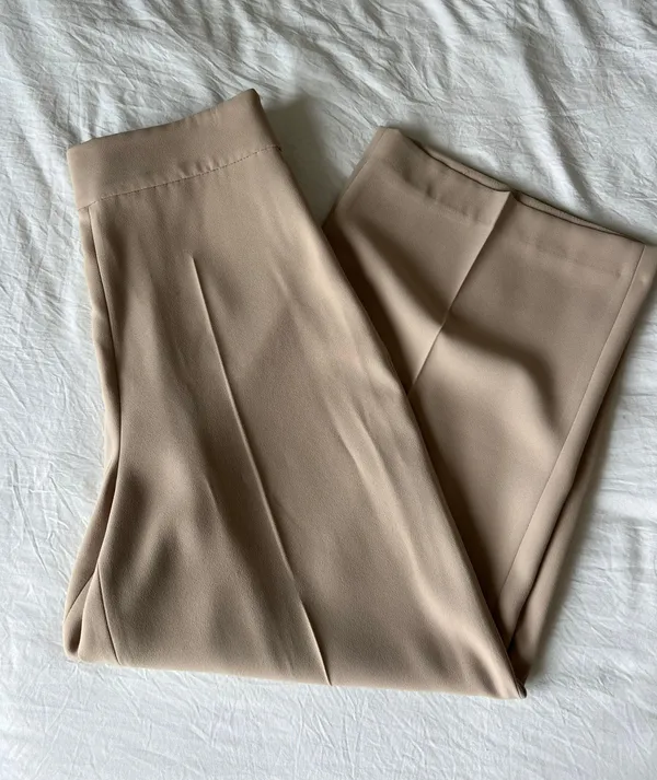 ZARA High Waist Wide Leg Ankle Pants - Image 2