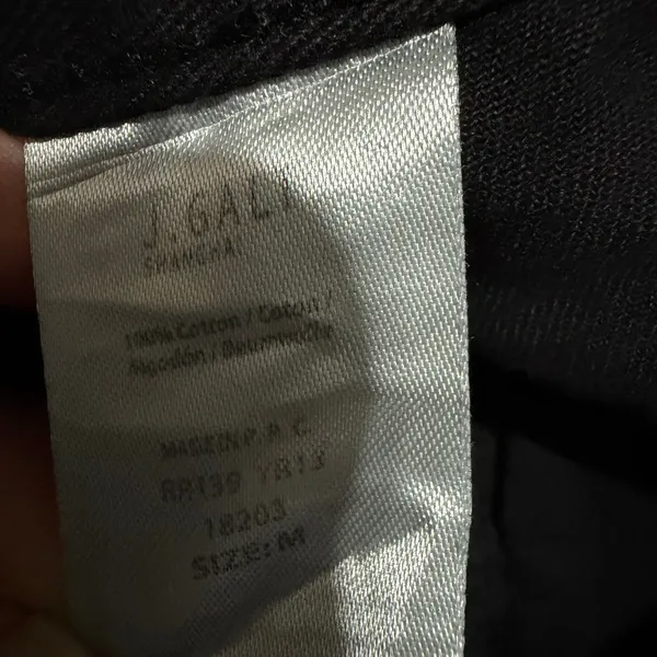 New J Galt Brandy Melville M Black Skinny Combat Pants Low Rise‎ Cargo Punk Y2K - Image 5