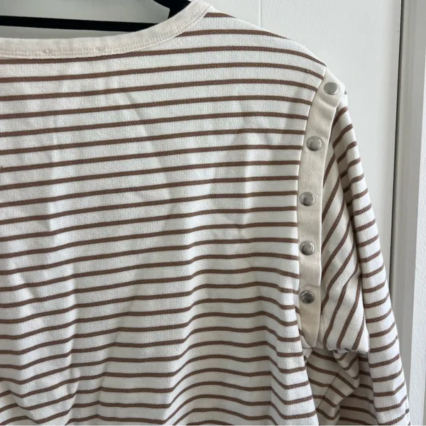 Maeve Anthropologie Stripped Sweater Top - Image 8