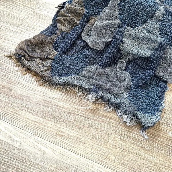 Long blue scarf Blue - Image 5