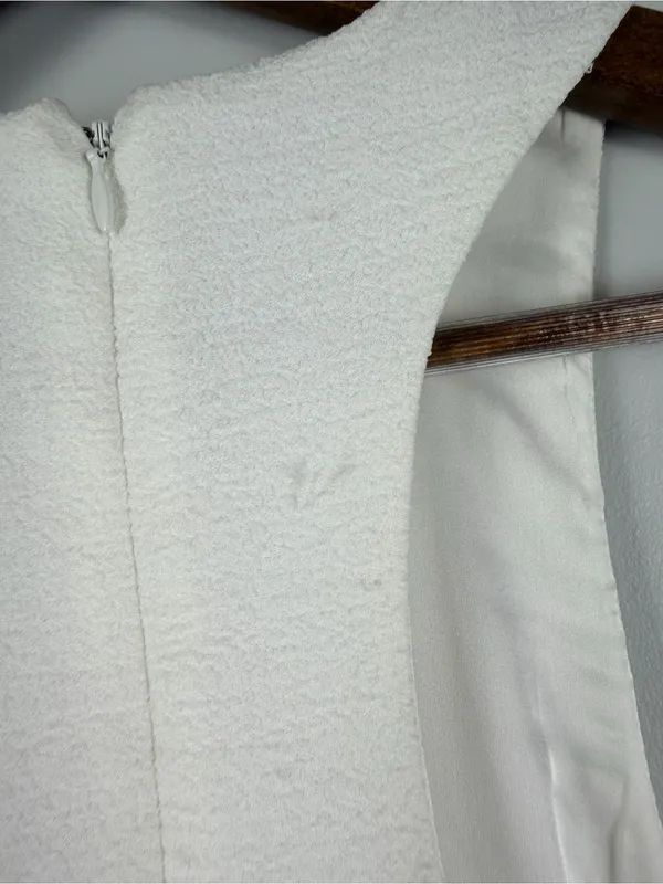 NEW NBD Armelle mini dress white bubble hem size XS - Image 9