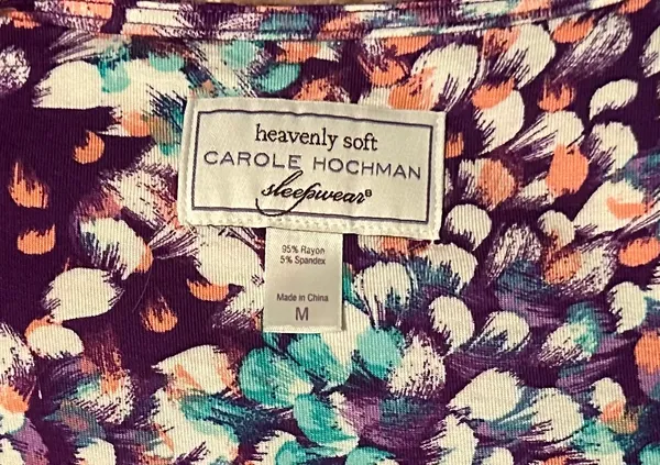 Carole Hochman Heavenly Soft Sleepwear - Gown w/pockets and Cardigan Set - Image 3