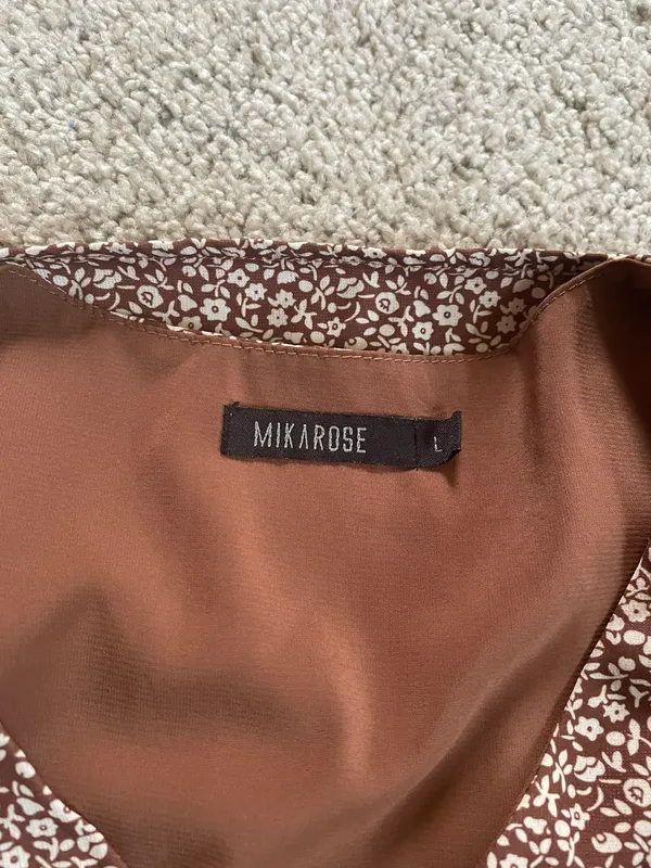 Brown Floral Shirt - Image 2