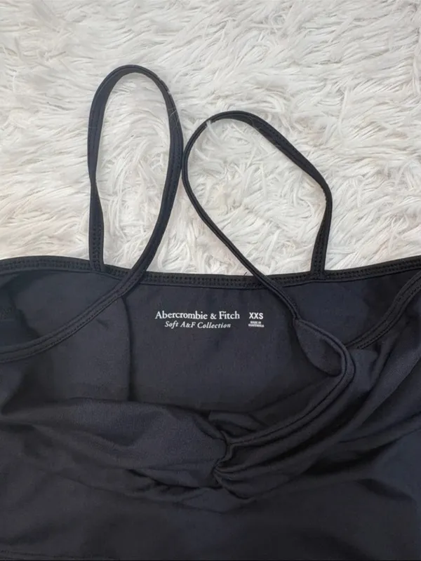 Abercrombie Black Twist-Front Cami Top - Image 2