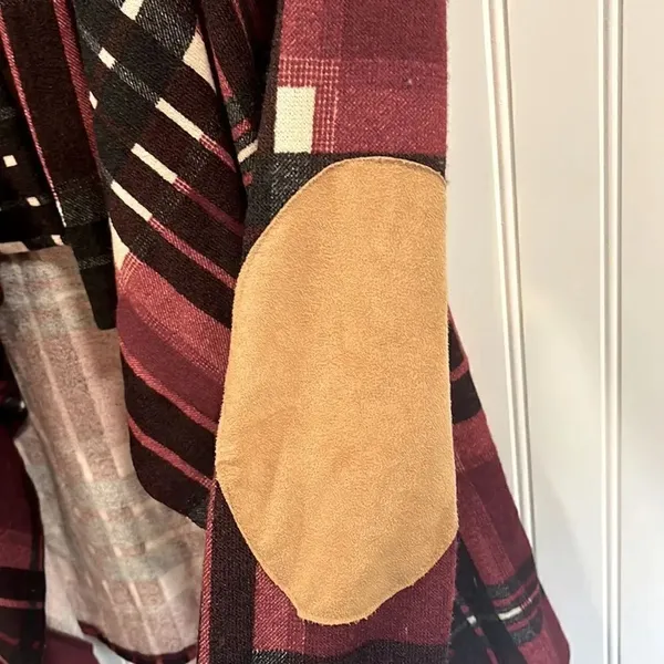 12PM
by Mori Ami striped open front cardigan Red - Image 4