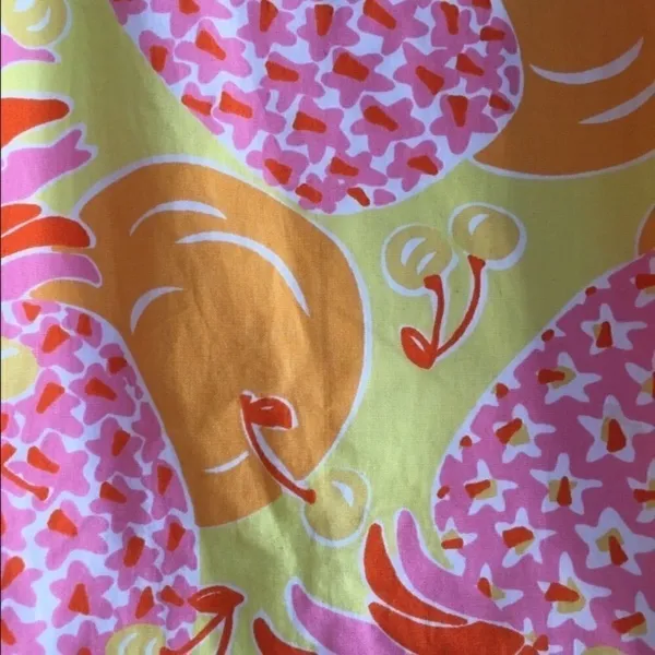 Vintage Lilly Pulitzer Sunrise Pina Colada Shift Dress Pineapple Print Size 2 - Image 2
