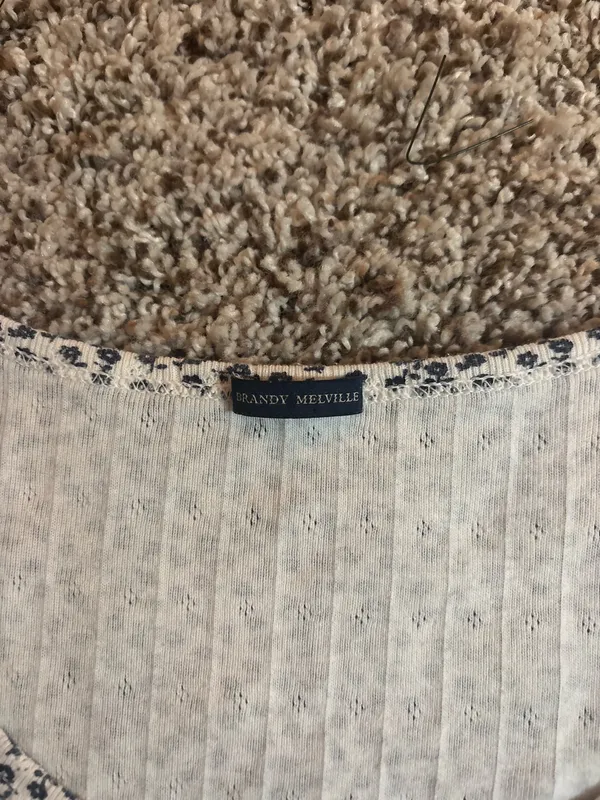 Brandy melville floral top - Image 2