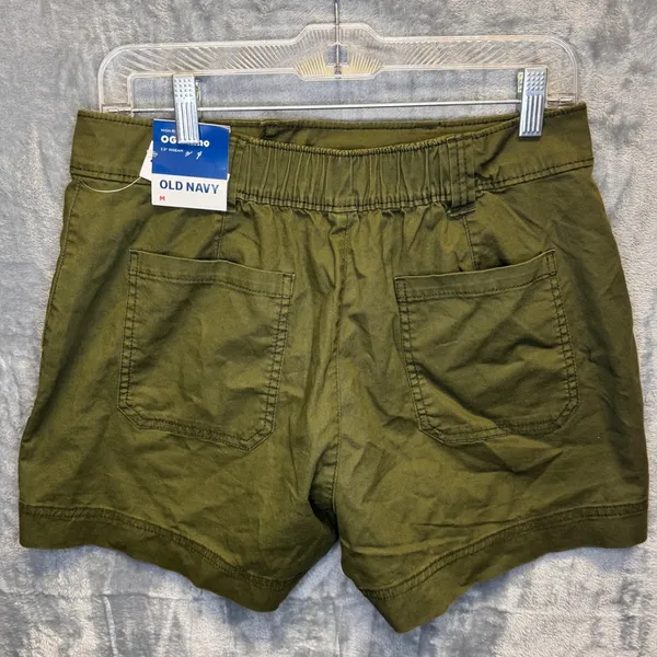 2230 | NWT Old Navy OG Chino High-Rise Utility Shorts Olive Green Womens M - Image 2
