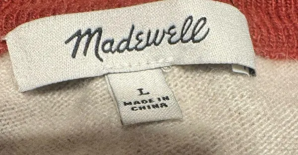 Madewell sweater size large $68 retail - Image 3