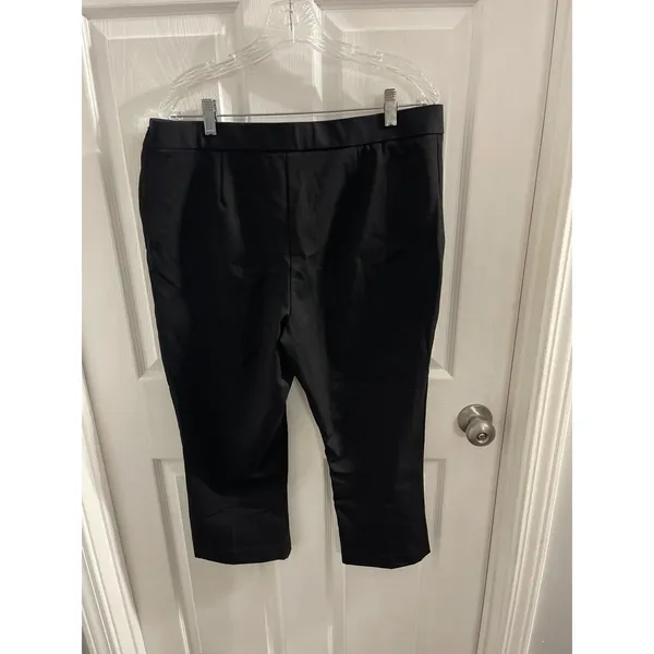 Investments Petites Black Capri Pants Size 14P New Without Tags - Image 2