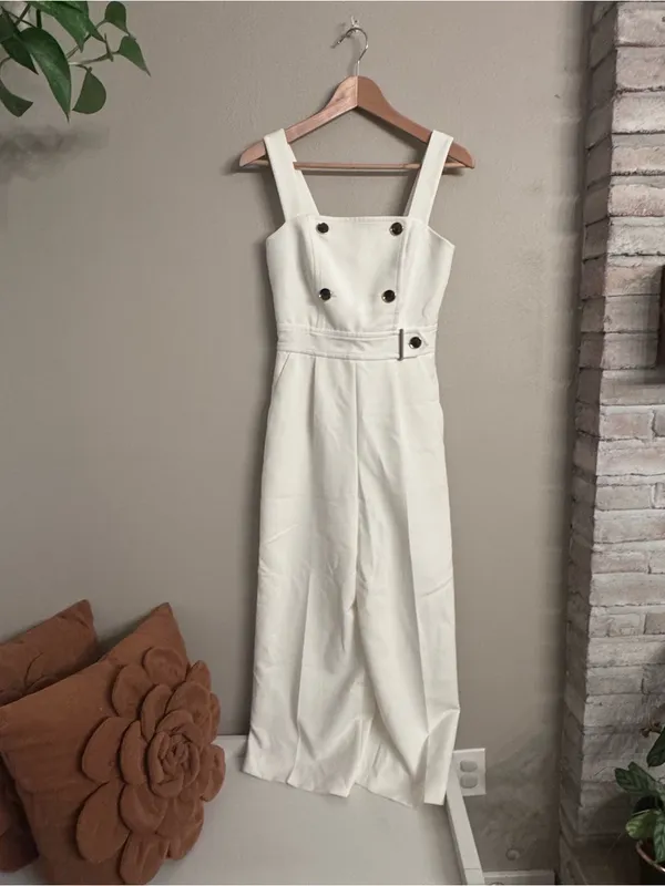 KAREN MILLEN Square-Neck Jumpsuit - Image 2