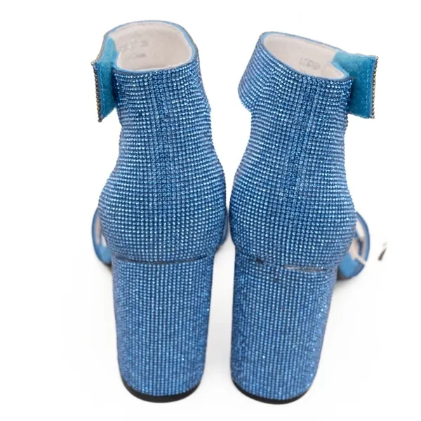 Jeffrey‎ Campbell - Blue Sparkly Lindsay Heel - Image 9