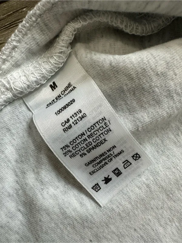 Garage White Cap-Sleeve Crewneck Crop Top - Image 9
