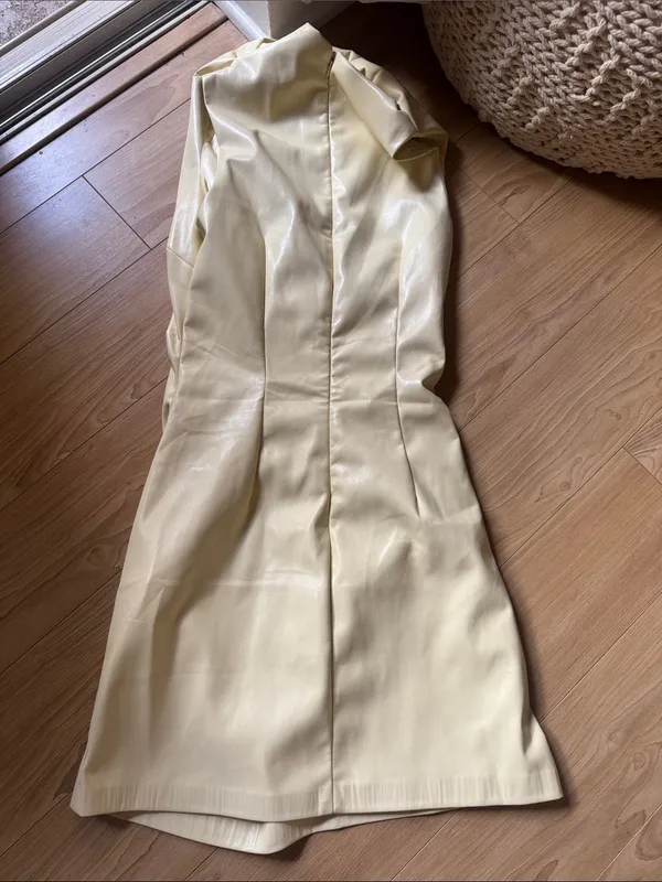 House of CB Maya Dres in Butter Yellow regular - Image 4