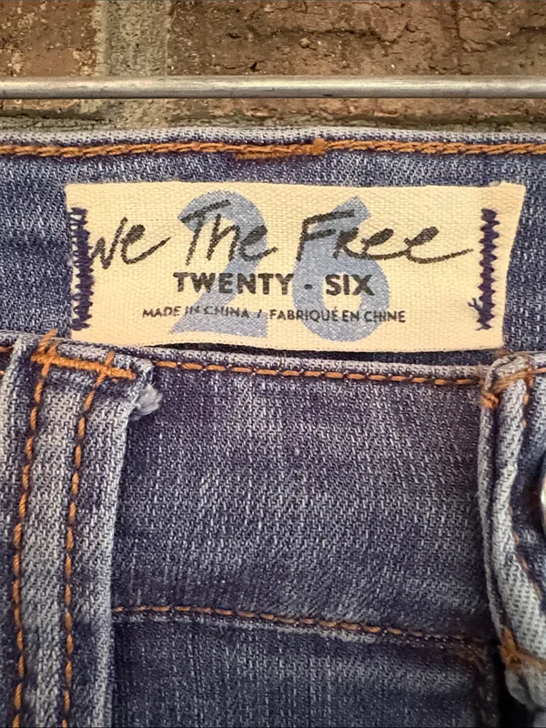 Free People High-Rise Light Blue Flared Women’s Jeans - Image 2
