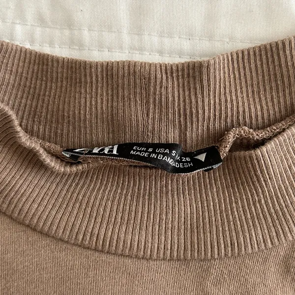 ZARA Taupe Top - Image 2