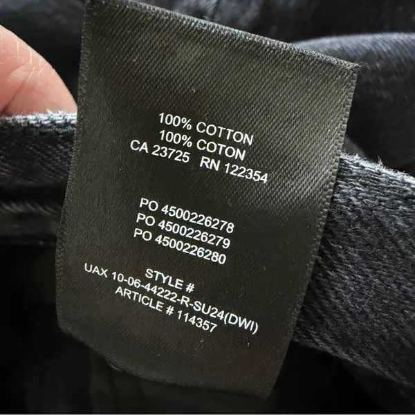 Aritzia Denim Forum The Farrah Hi-rise Cargo Jean Size 24 - Image 16