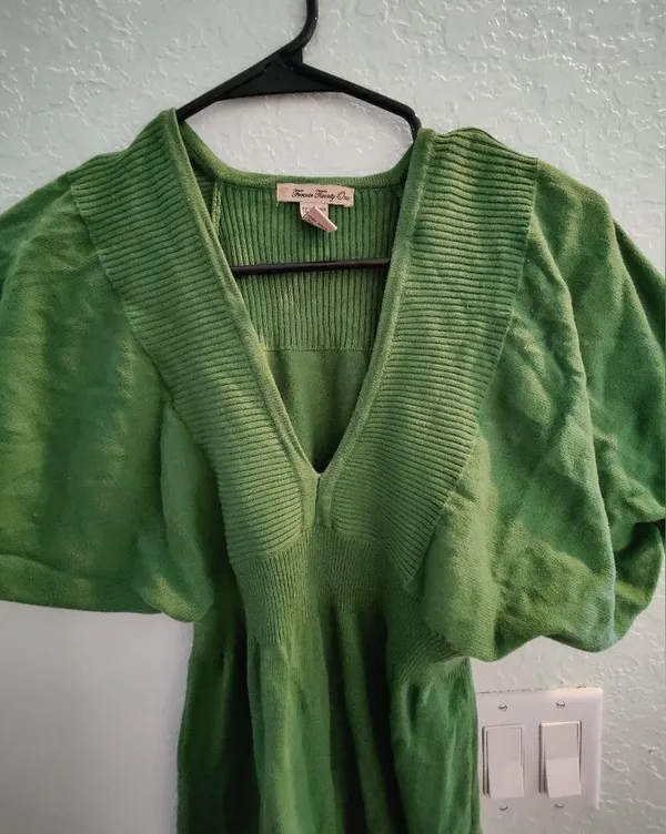 Green sweater dress - Image 2