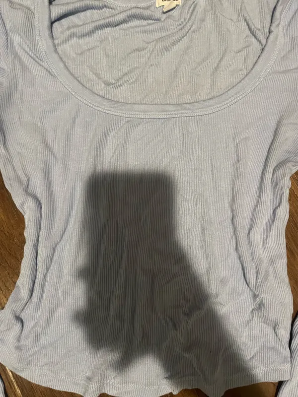 Garage Blue Long Sleeve Scoop Neck  - Image 2