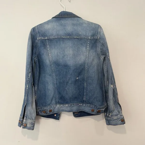 Madewell The Jean Jacket Women Size Small Blue Denim 100% Cotton 1655 - Image 9