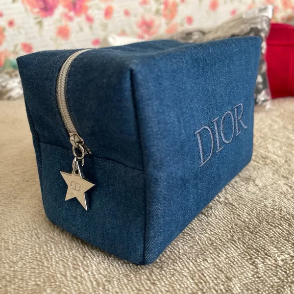 Dior Toiletry Bag in Blue denim - Image 2