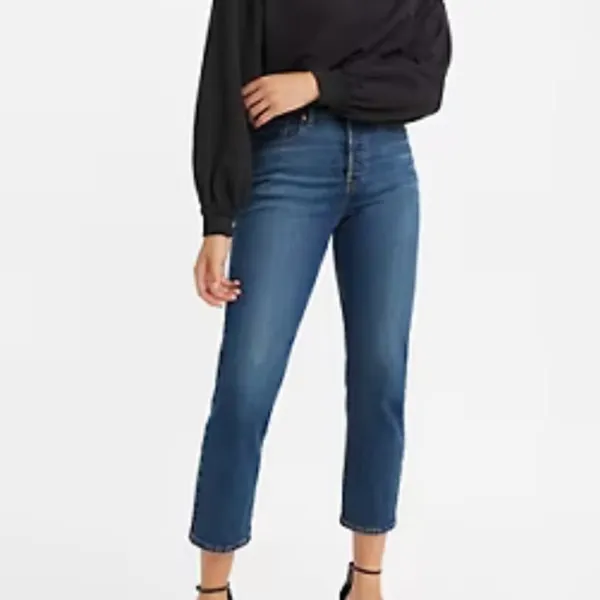 Levi’s Wedgie Straight Fit Jeans in Charleston Outlasted -‎ Dark Wash Size 27 - Image 13