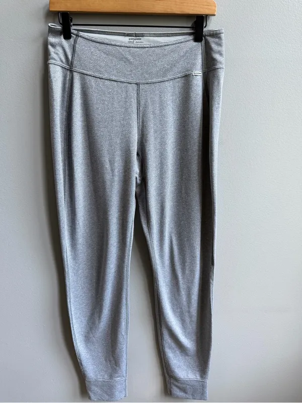Patagonia Capilene 3 Midweight Polartec Pants Leggings Base Layer Gray Large - Image 2