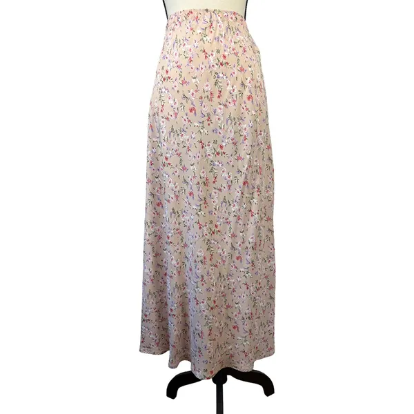 Carol Anderson Collection Vintage 90s Floral Maxi Skirt | Cottagecore Prairie - Image 13