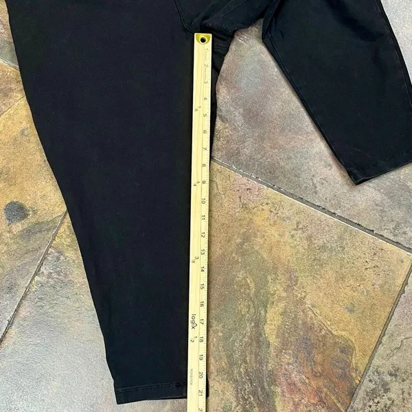 Jockey Women’s Plus Black Cropped Leggings 1X - Image 2