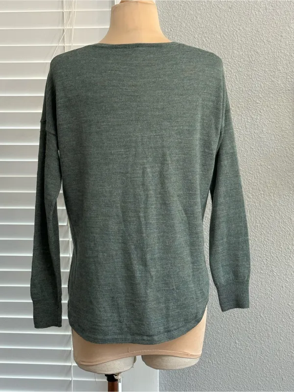 Madewell Southstar Merino Wool Blend Sweater Size XS Scoop Neck - Image 3
