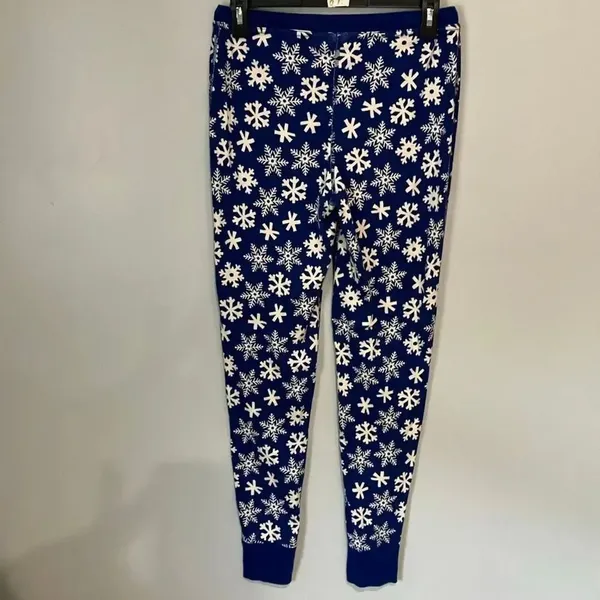 Hanna Andersson Snowflake Pajama Pants Size Small Christmas Holiday #786 - Image 4
