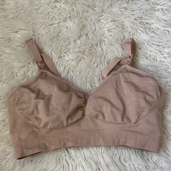 Kindred Bravely - Women's Hands Free Nursing Bra Pum Beige - Image 3