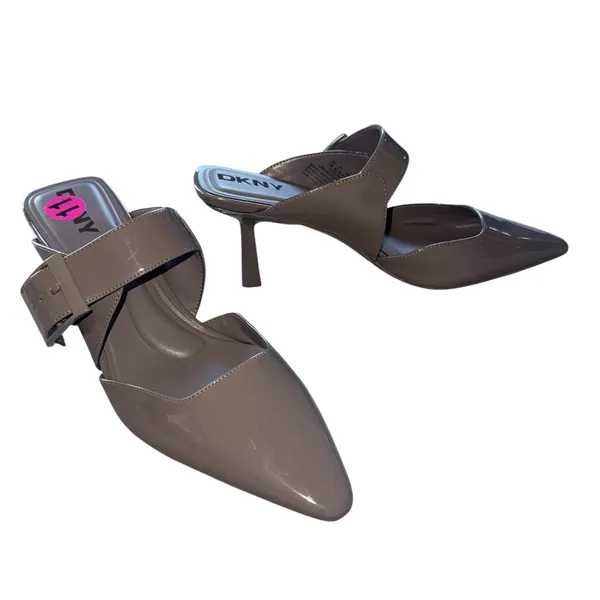 NEW DKNY Women's Nardin Heeled Sandal Mule Pump Slip On - Image 4