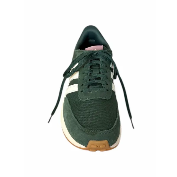 Adidas VL Court 3.0 Collegiate Green White Glow Pink Stripe Size 7.5 Soccercore - Image 2