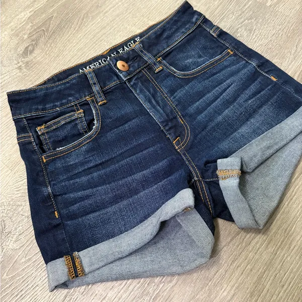 •American Eagle• Hi Rise Shortie Shorts - Image 2