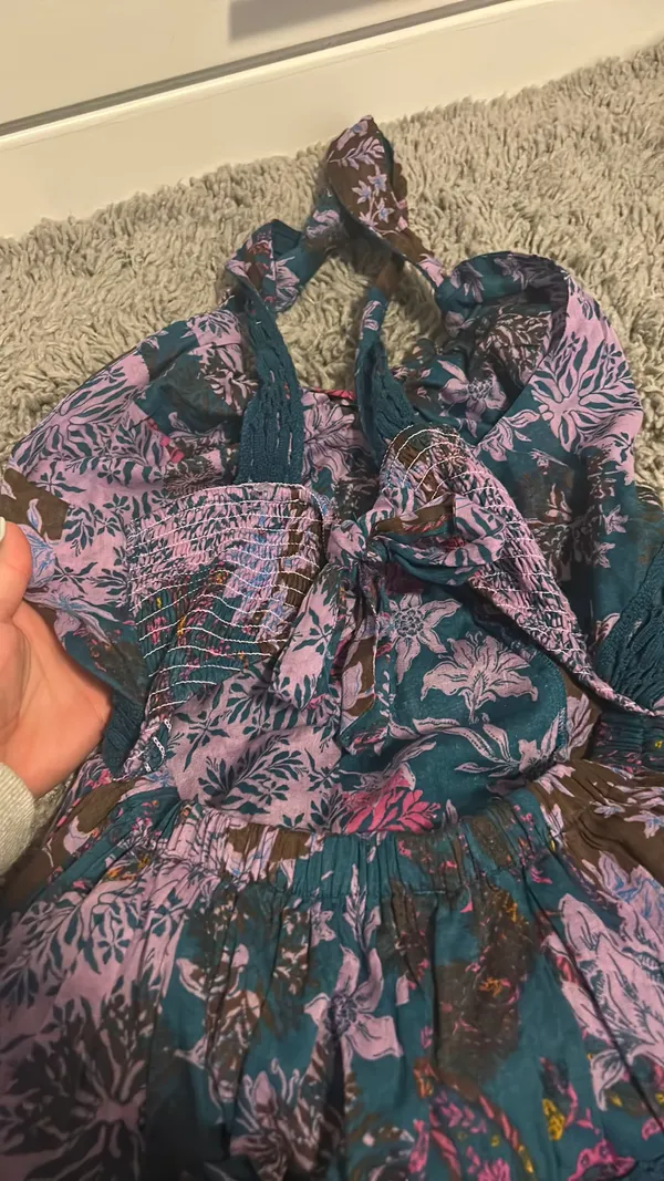 Free People Flowly Floral Romper - Image 7