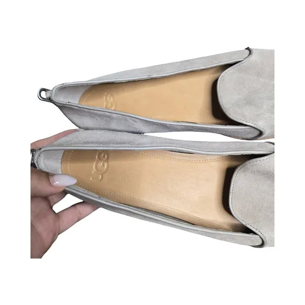 UGG Bonnie Suede Loafers‎ in Oyster Size: 9.5 - Image 5