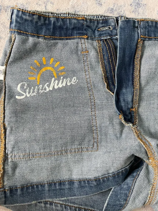 Aerie Dark wash patch pocket denim short - Image 4