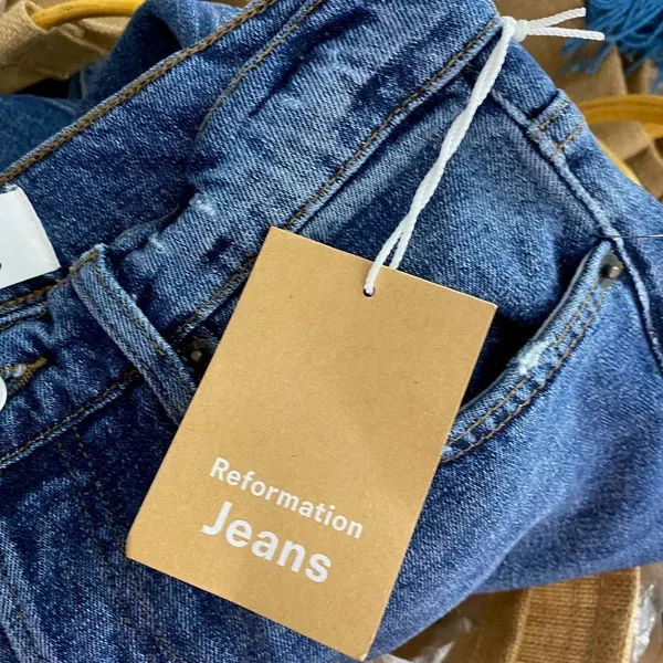 REFORMATION Serena High Waist Skinny Jeans in Kasai Blue‎ Size US 25 - Image 9