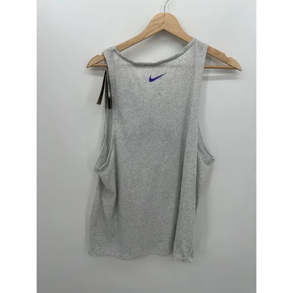 Nike Womens Gray Nike Trail Cut Off Racerback Tank‎ Size XL Running NWT Gym - Image 2