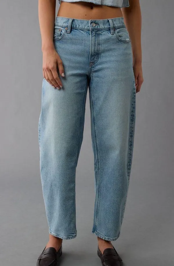 American Eagle Stretch Barrel Jeans  - Image 2