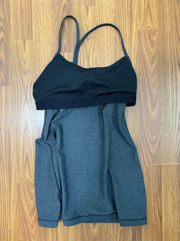Lululemon Power Y Tank Racerback Yoga Running Athletic Grey Size 6. - Image 7